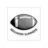 American Football Ball Custom Name ラバースタンプ (インプリント)