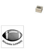 American Football Ball Custom Name 1x1 ラバースタンプ (押印)