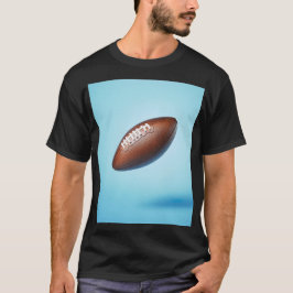 American football ball suspended in the air tシャツ