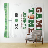 American Football Birthday Photo Backdrop タペストリー (インサイチュ(横))