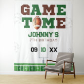 American Football Birthday Photo Backdrop タペストリー (インサイチュ)
