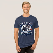 American Football Chasing Victory トライブレンドＴシャツ (正面全面)