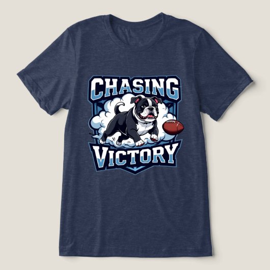American Football Chasing Victory トライブレンドＴシャツ (デザイン正面)