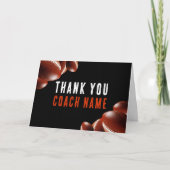 American Football Coach Name サンキューカード (正面)