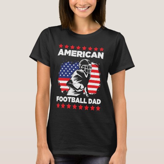American Football Dad Quaterback Kicker For Men Wo Tシャツ (正面)