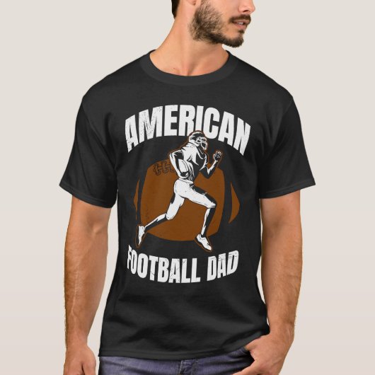 American Football Dad Quaterback Kicker For Men Wo Tシャツ (正面)