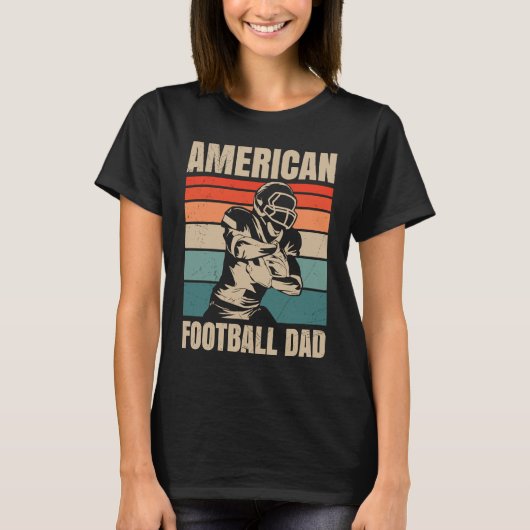 American Football Dad Quaterback Kicker For Men Wo Tシャツ (正面)