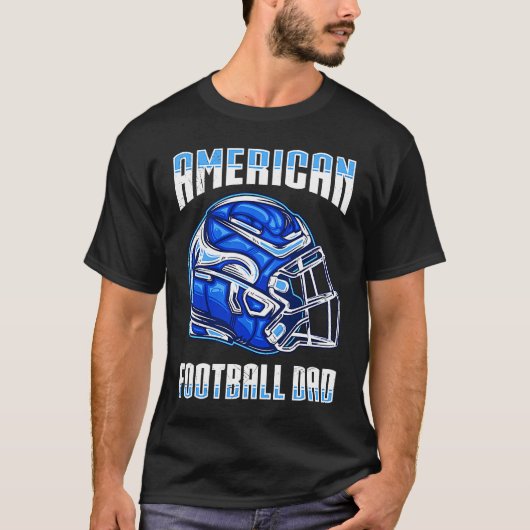 American Football Dad Quaterback Kicker For Men Wo Tシャツ (正面)