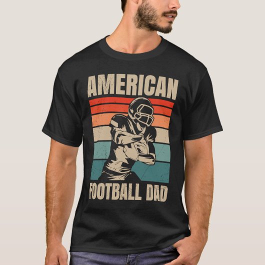 American Football Dad Quaterback Kicker For Men Wo Tシャツ (正面)