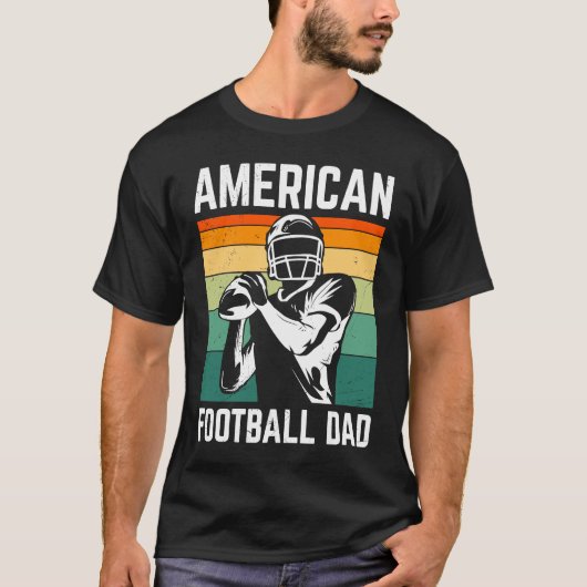American Football Dad Quaterback Kicker For Men Wo Tシャツ (正面)