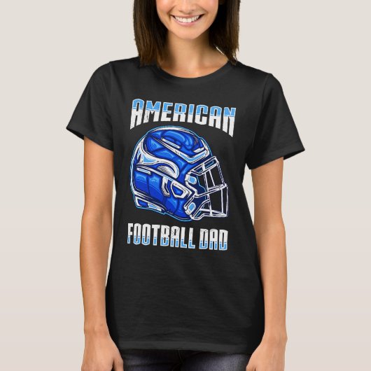American Football Dad Quaterback Kicker For Men Wo Tシャツ (正面)
