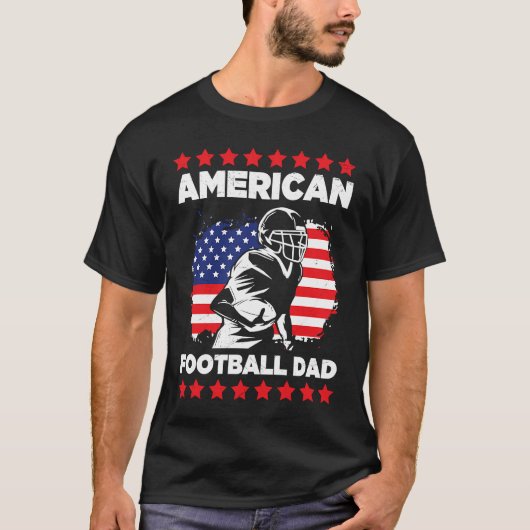 American Football Dad Quaterback Kicker For Men Wo Tシャツ (正面)