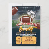 American Football End of Season Banquet 招待状 (正面)