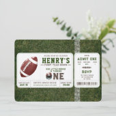 American Football First Year Down 1st Birthday 招待状 (スタンド正面)