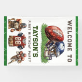 American Football First Year Down 1st Birthday 横断幕 (横)