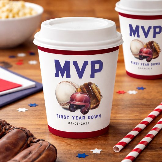 American Football First Year Down 1st Birthday 紙コップ