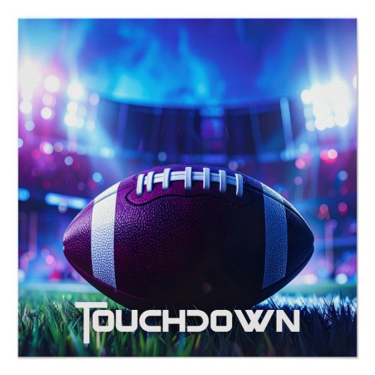 AMERICAN FOOTBALL - FOOTBALL - TOUCHDOWN ポスター (正面)