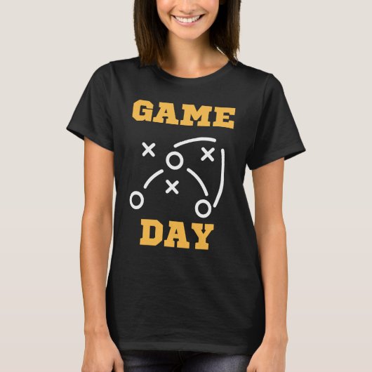 American Football Game Day  1 Tシャツ (正面)