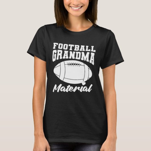 American Football Grandmother  Player Football Gra Tシャツ (正面)