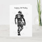 American Football Player  カード (正面)