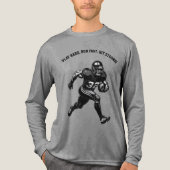 American Football Player Illustration トライブレンドＴシャツ (正面)