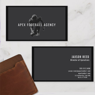American Football Sports Management-modern 名刺