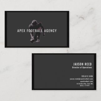 American Football Sports Management-Rising Red 名刺