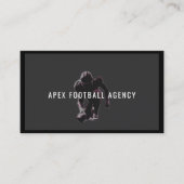 American Football Sports Management-Rising Red 名刺 (正面)