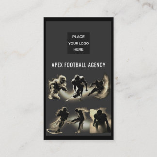 American Football Sports Management-Sepia 名刺
