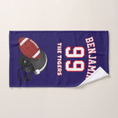 american Football sports towel, coach bath towel ハンドタオル (ハンドタオル)