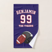 american Football sports towel, coach bath towel ハンドタオル (ハンドタオル)