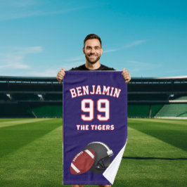 american Football sports towel, coach bath towel ハンドタオル