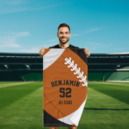 American Football sports towel, coach bath towel ハンドタオル