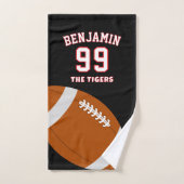 american Football sports towel, coach bath towel ハンドタオル (ハンドタオル)
