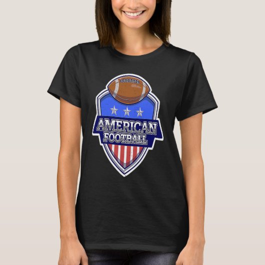American Football Team Sport Game Professional Pla Tシャツ (正面)