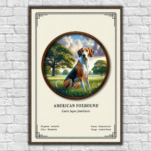 American Foxhound Zoology Series ポスター