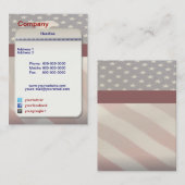 American Freedom名刺 名刺 (正面/裏面)