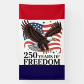 American Freedom 250‑Year Tribute 横断幕 (縦)