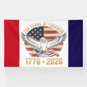American Freedom 250th Anniversary 横断幕 (横)
