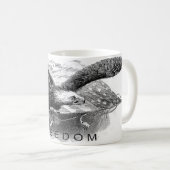 American FREEDOM Coffee Mug コーヒーマグカップ (正面右)
