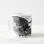 American FREEDOM Coffee Mug コーヒーマグカップ (正面左)