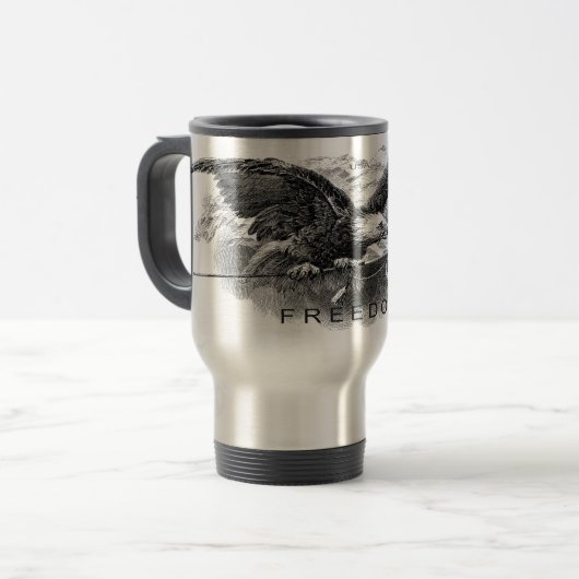 American FREEDOM Coffee Mug トラベルマグ (正面左)