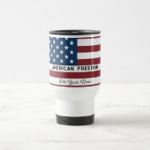 American Freedom Personalized Name トラベルマグ (中央)