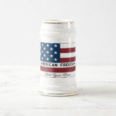 American Freedom Personalized Name ビールジョッキ (中央)