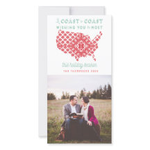 American From Coast to Coastクリスマスフォト