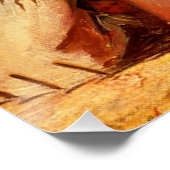 American Frontier、ウィグアムインディアン、George Catlin ポスター (コーナー)