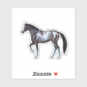 American Girl - Pferd, laufend - シール (シート)