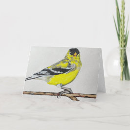 American Goldfinch サンキューカード