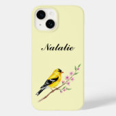 American Goldfinch Wild Bird Lover Gift Custom  Case-Mate iPhoneケース (裏面)