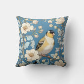 American Goldfinch William Morris Inspired クッション (裏面)